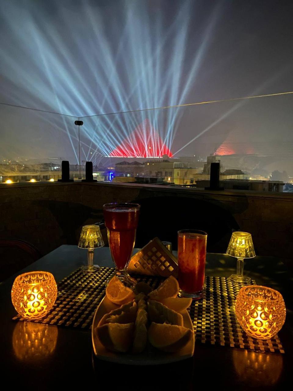 Aziz Egypt Pyramids View Otel Kafret el-Gabal Dış mekan fotoğraf